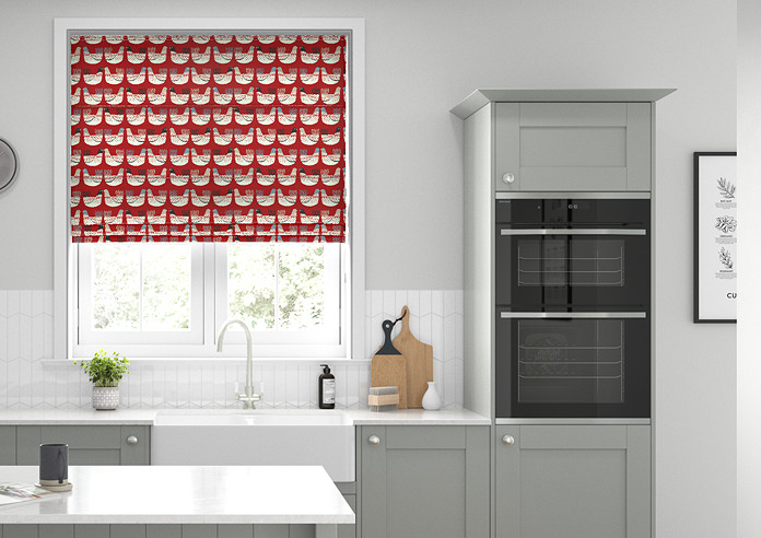 Cluck Cluck, Scarlet - Roman Blind - Image 3